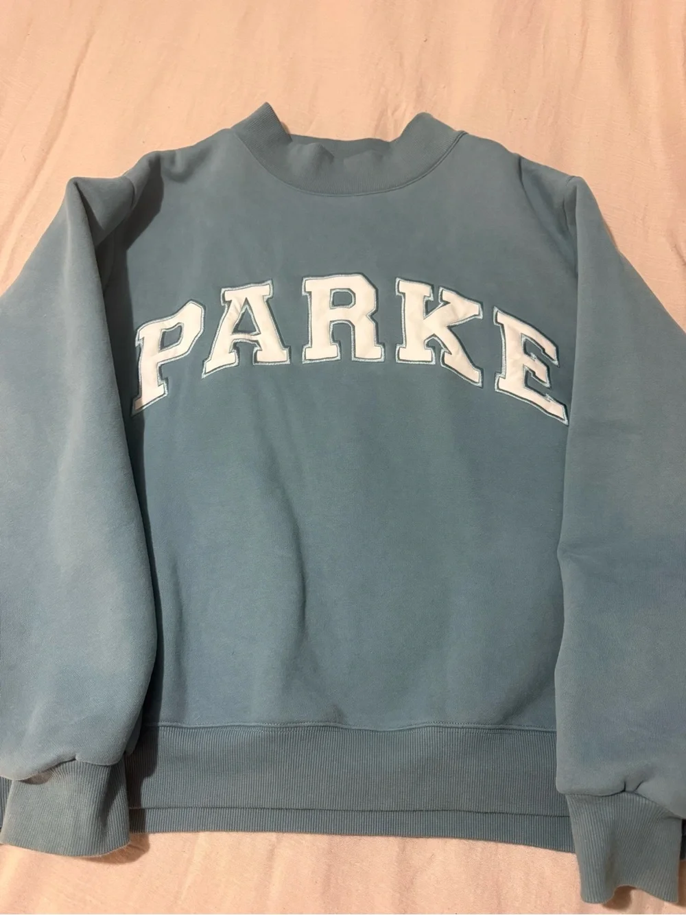 Parke Glacier Blue Mockneck - Picture 1 of 1